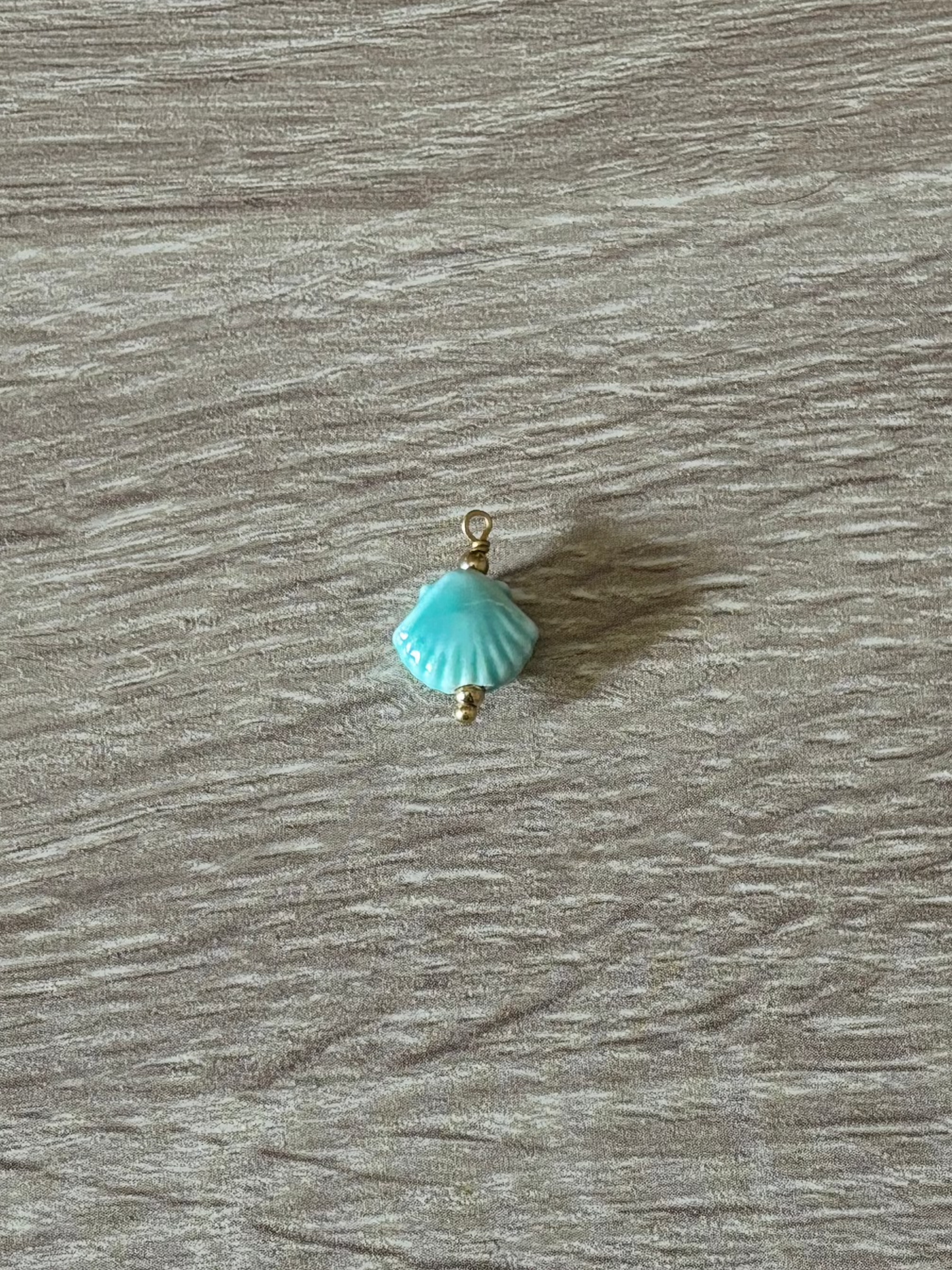 Charm coquillage (bleu)