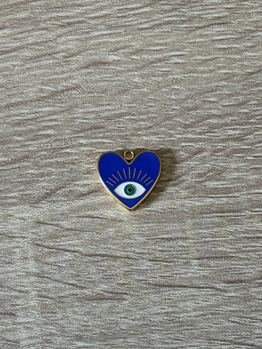 Charm coeur (bleu)