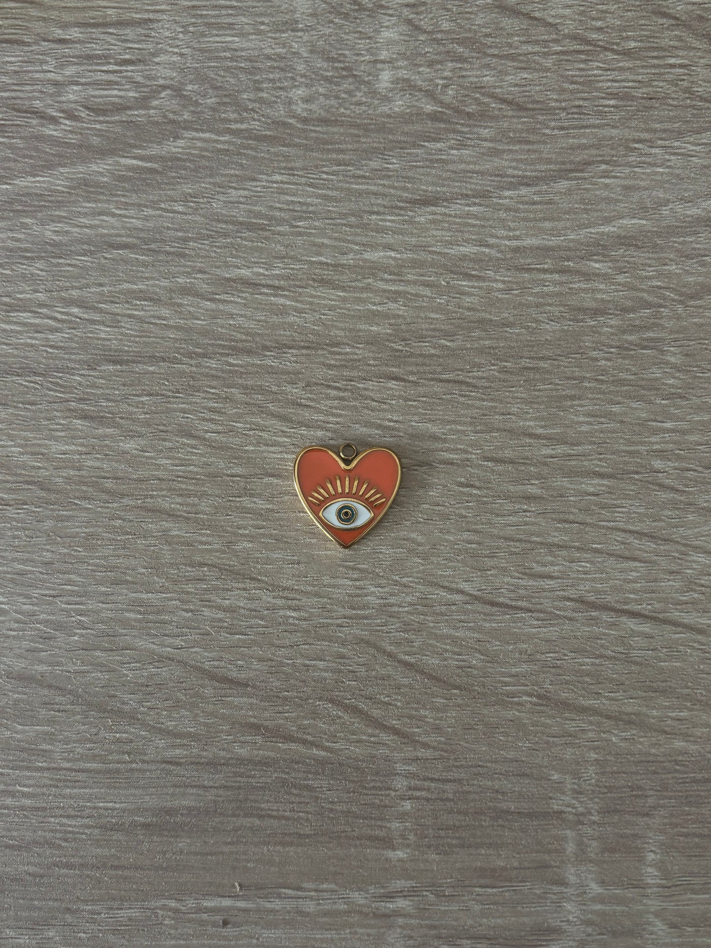 Charm coeur (orange)